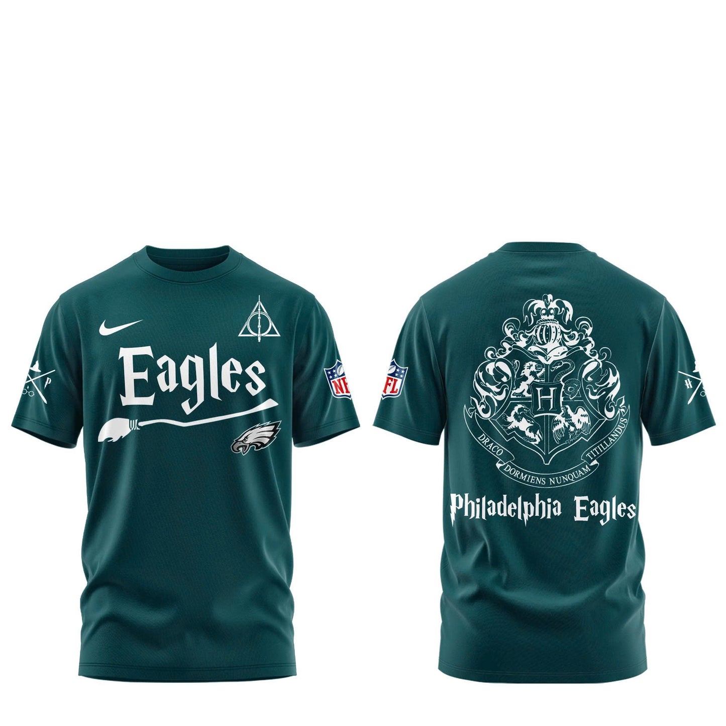 Philadelphia Eagles Harry Potter Combo T-Shirt