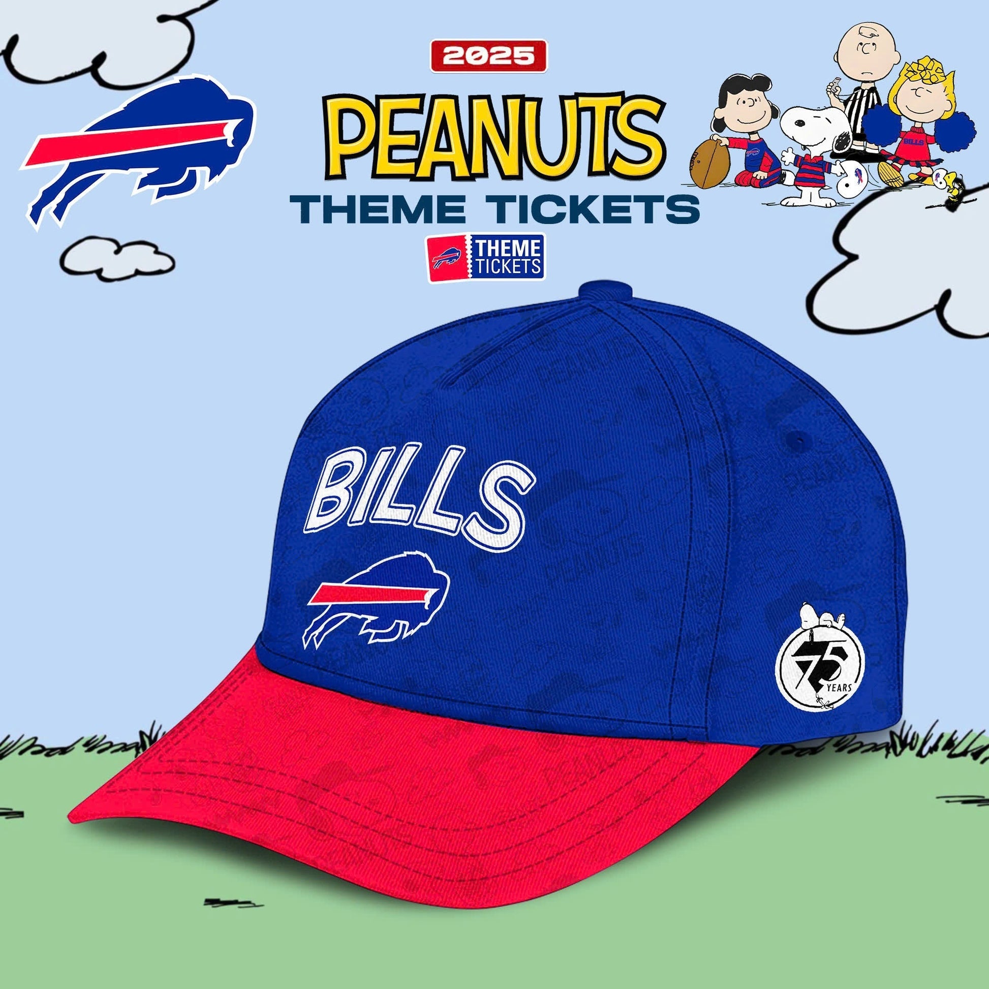 Buffalo Bills x Peanuts Limited Editions 2025 Hoodie