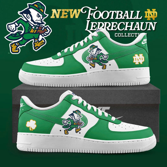 Notre Dame Fighting Irish Football Leprechaun Limited Edition AF1 Sneaker
