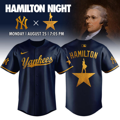 New York Yankees MLB x Hamilton Night 2025 Limited Edition Jersey