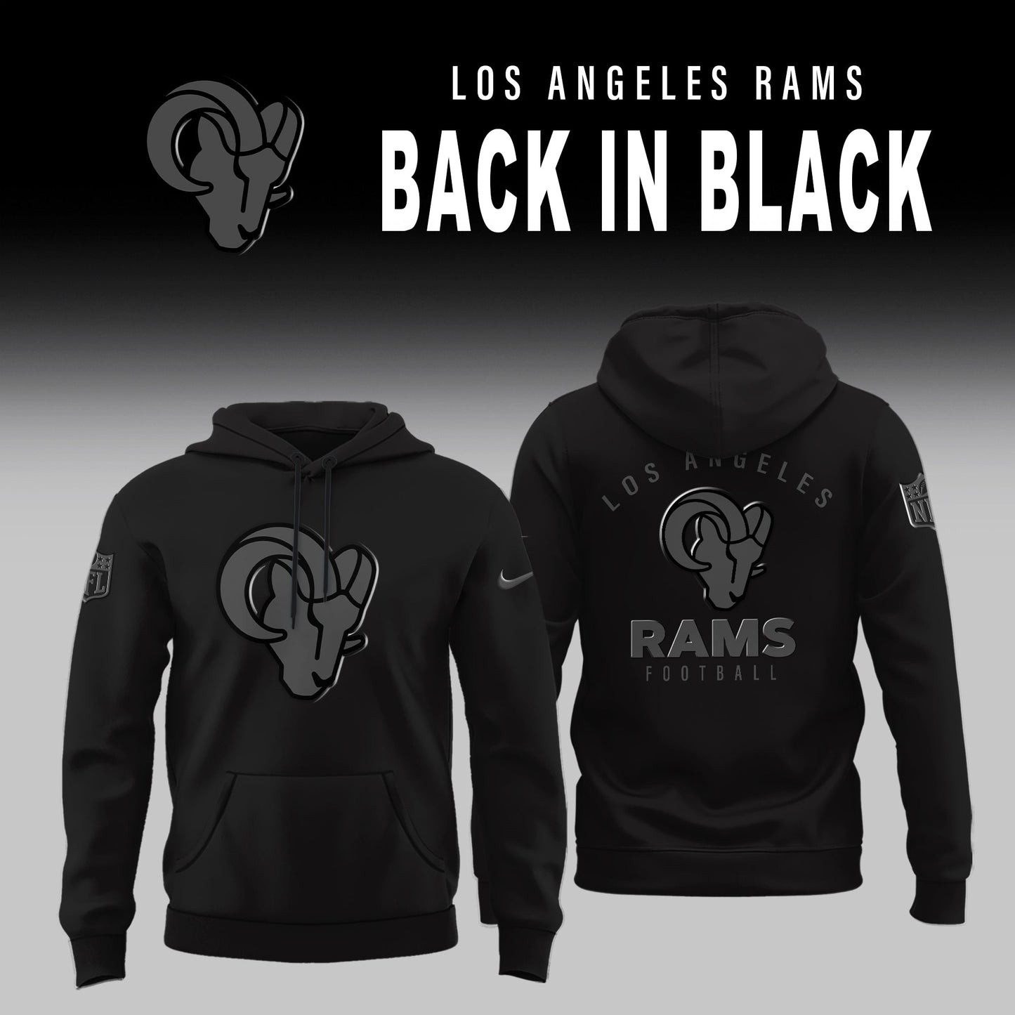 Los Angeles Rams 2026 Back In Black Limited Edition Shirt