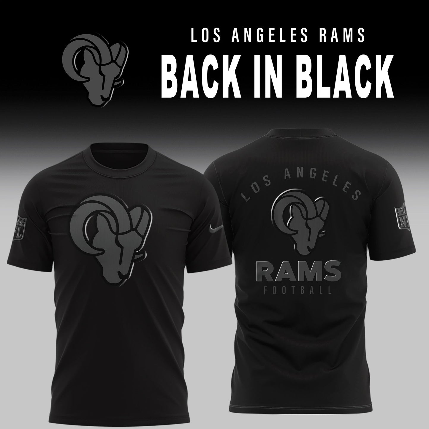 Los Angeles Rams 2026 Back In Black Limited Edition Shirt