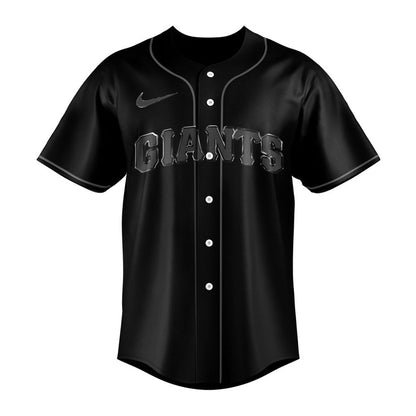 Limited Edition San Francisco Giants Back In Black Jersey