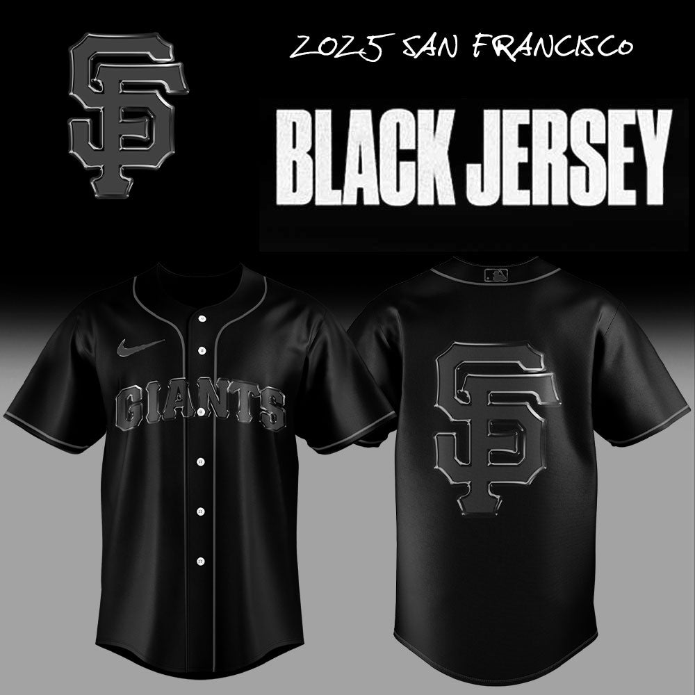 Limited Edition San Francisco Giants Back In Black Jersey