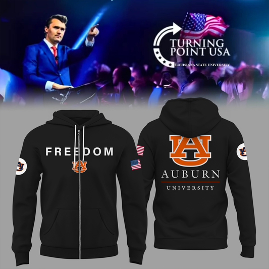 Limited Edition Auburn University x Turning Point USA ZIP Hoodie