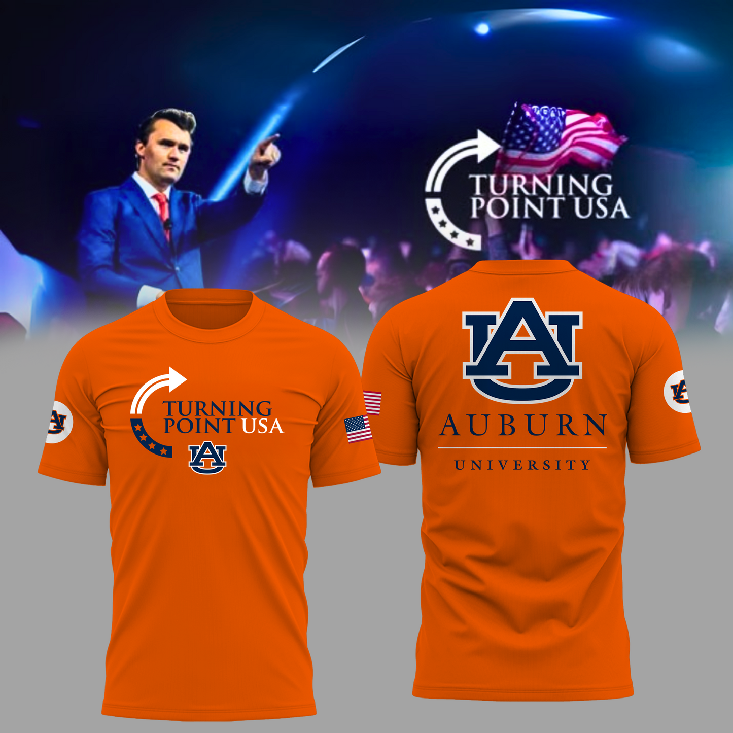 Limited Edition Auburn University x Turning Point USA T-Shirt