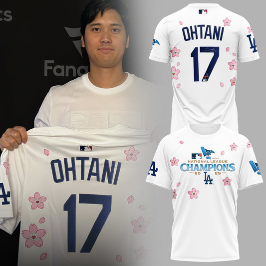 Los Angeles Dodgers Shohei Ohtani 2025 NLCS Champions