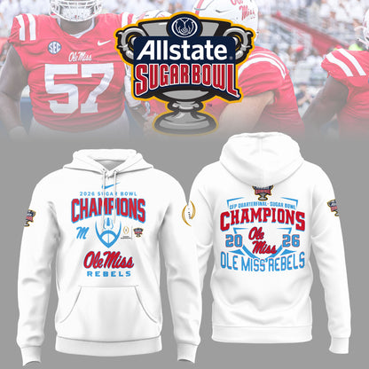 Ole Miss Rebels 2026 Football Sugar Bowl Champions Limited Edition Shirt