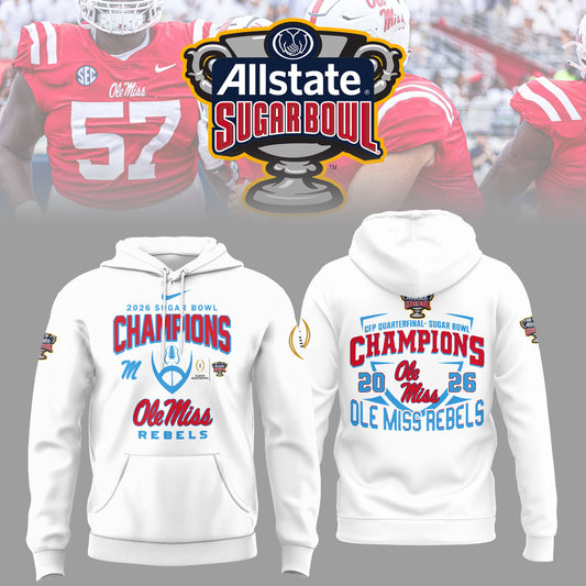 Ole Miss Rebels 2026 Football Sugar Bowl Champions Limited Edition Shirt