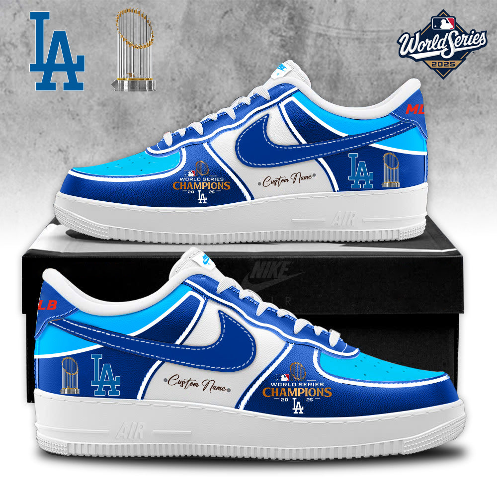Los Angeles Dodgers 2025 World Series AF1 Sneakers