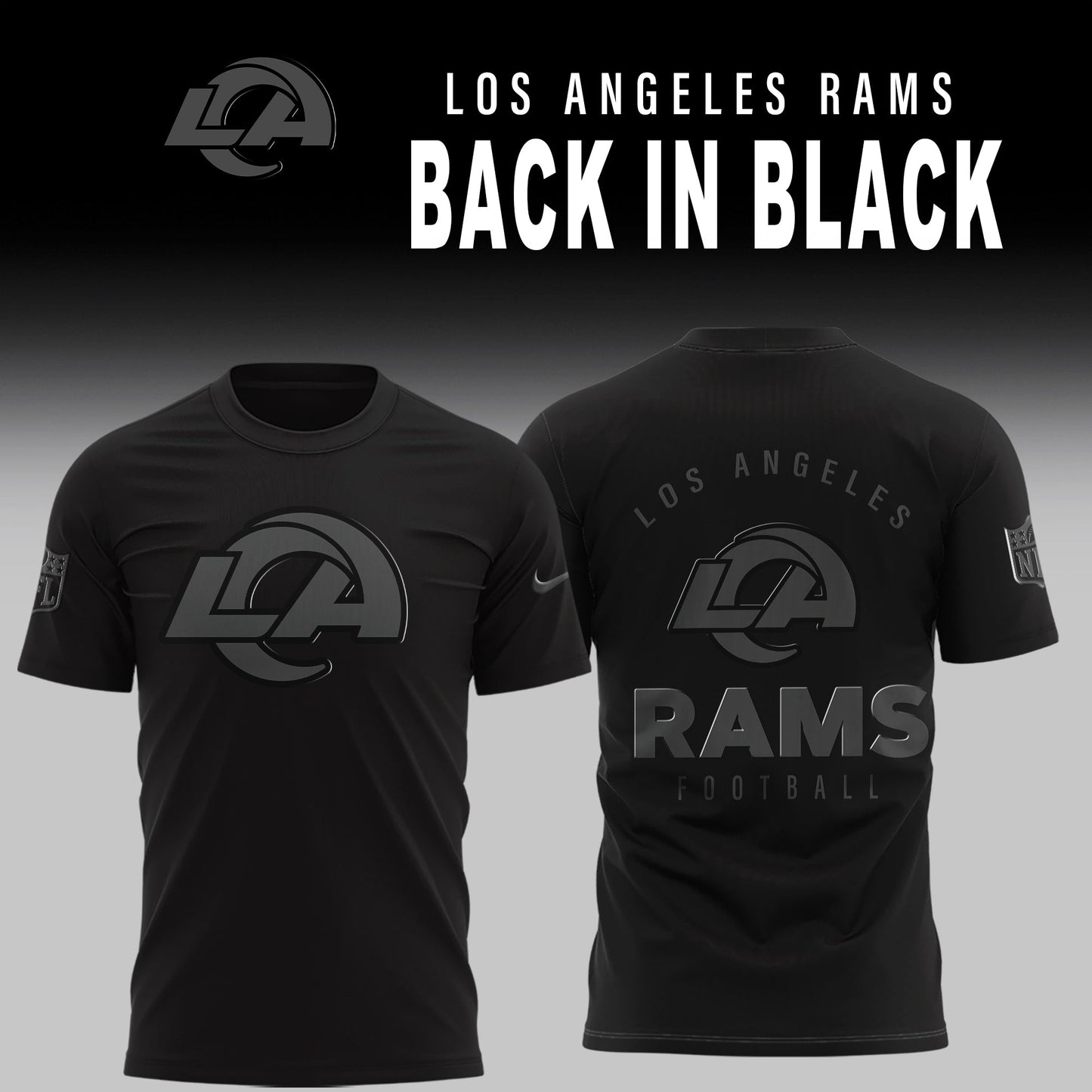 Los Angeles Rams 2026 Back In Black Limited Edition Shirt