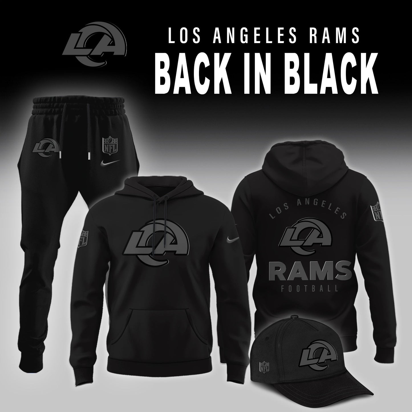 Los Angeles Rams 2026 Back In Black Limited Edition Shirt
