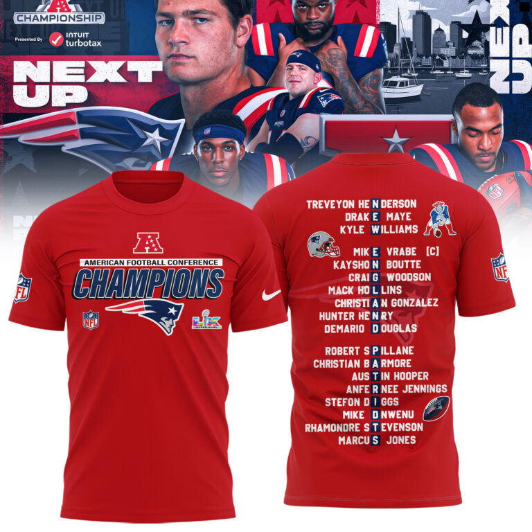 New England Patriots AFC hampions Limited Edition Shirt