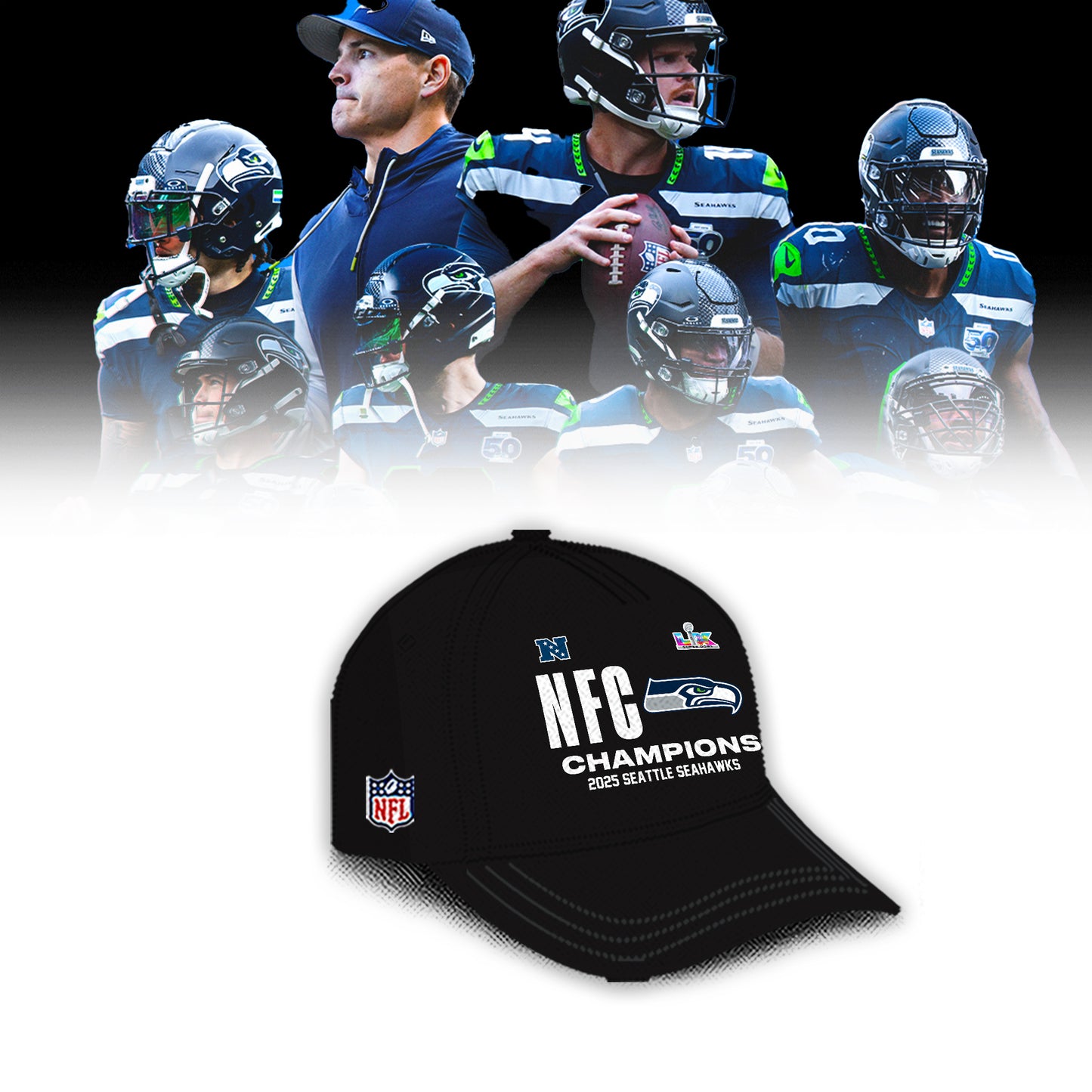 Seattle Seahawks NFC Champions Limited Edition Shirt V2