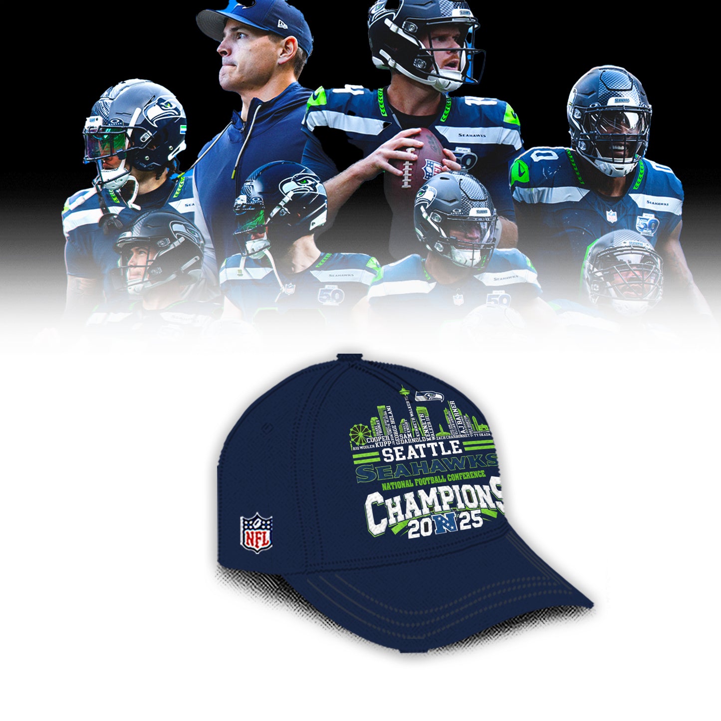 Seattle Seahawks NFC Champions Limited Edition Shirt
