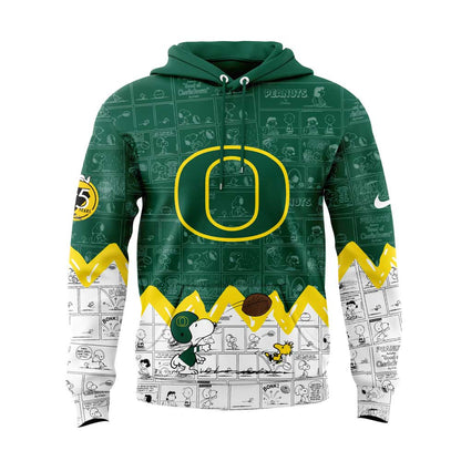 Limited Edition Oregon Football 75th Anniversary of Peanuts Hoodie