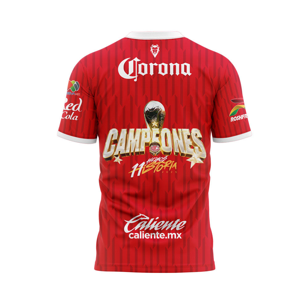 Toluca FC Campeón 2025 Liga MX T-Shirt