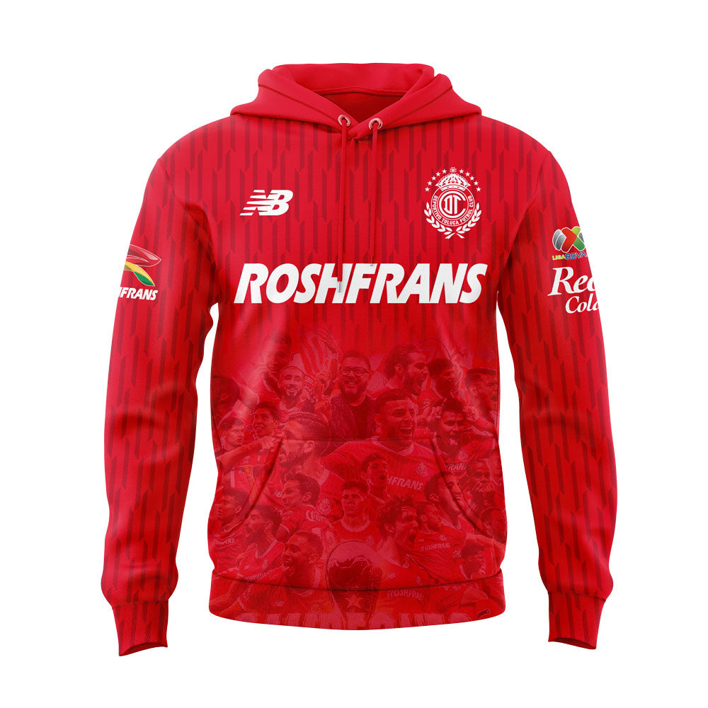 Toluca Campeón 2025 Liga MX Hoodie