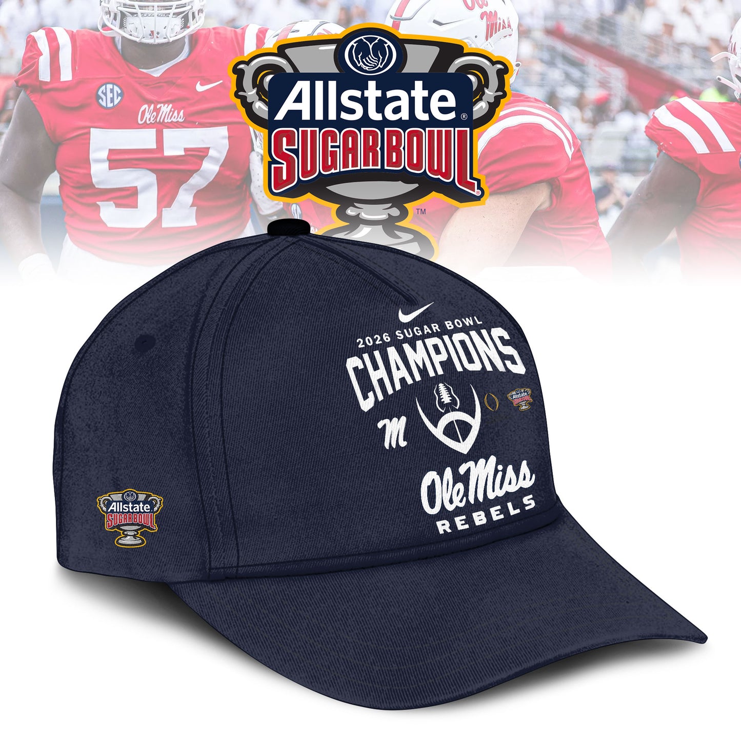 Ole Miss Rebels 2026 Football Sugar Bowl Champions Limited Edition Shirt