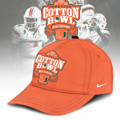 Miami Hurricanes Football Cotton Bowl Champions 2025 Combo T-Shirt