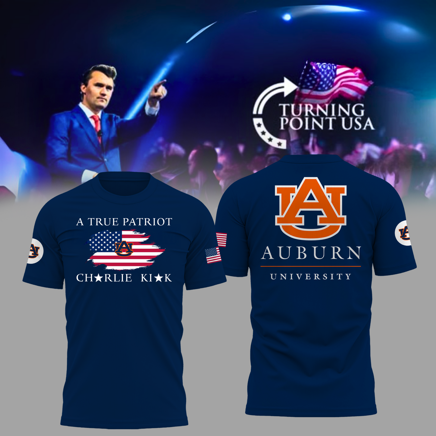 Limited Edition Auburn University x Turning Point USA T-Shirt