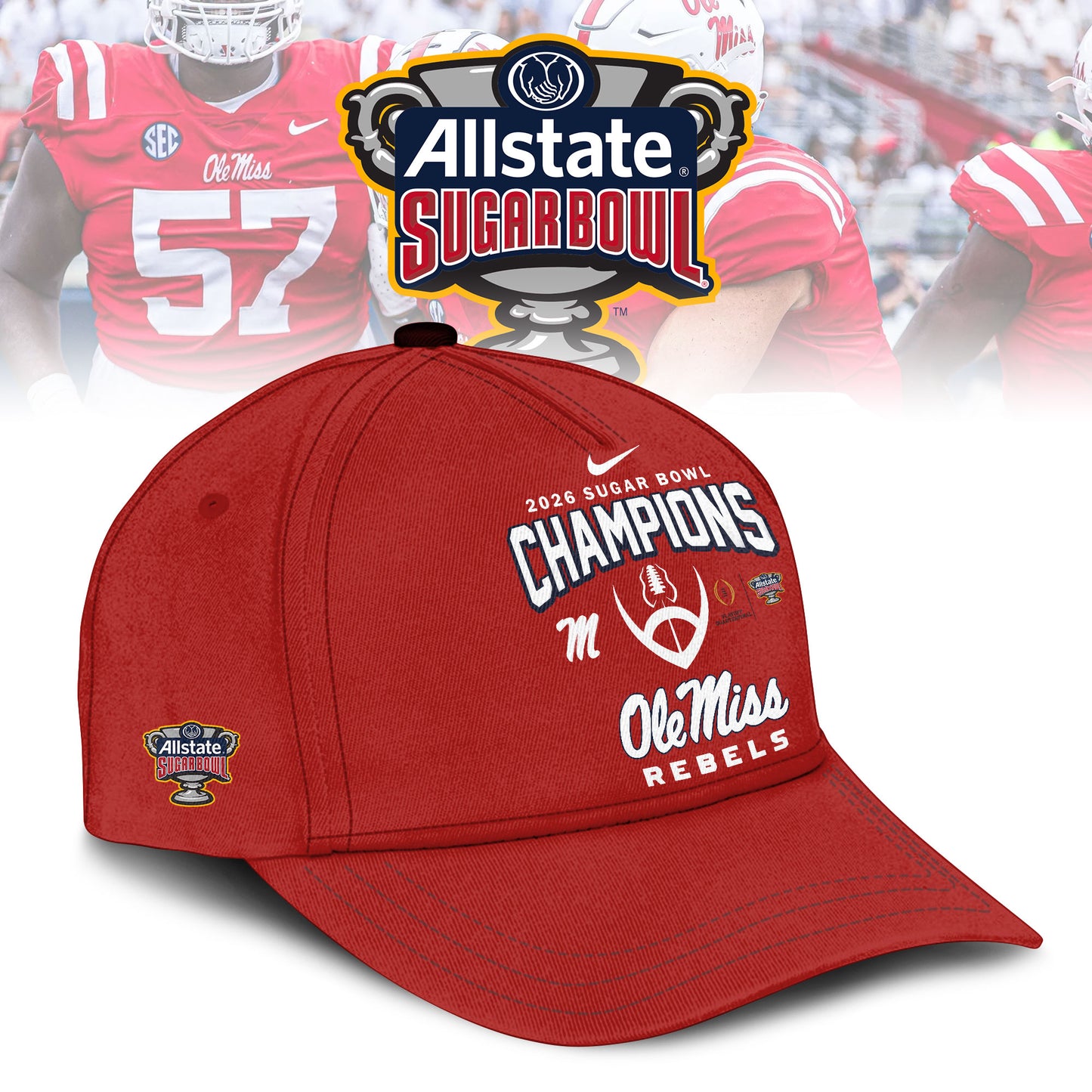 Ole Miss Rebels 2026 Football Sugar Bowl Champions Limited Edition Shirt