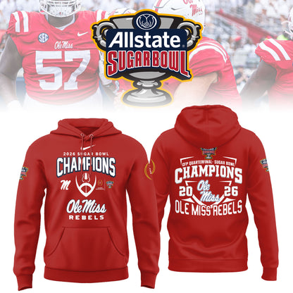 Ole Miss Rebels 2026 Football Sugar Bowl Champions Limited Edition Shirt