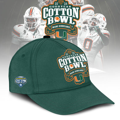 Miami Hurricanes Football Cotton Bowl Champions 2025 Combo Hoodie