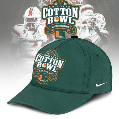 Miami Hurricanes Football Cotton Bowl Champions 2025 Combo Hoodie
