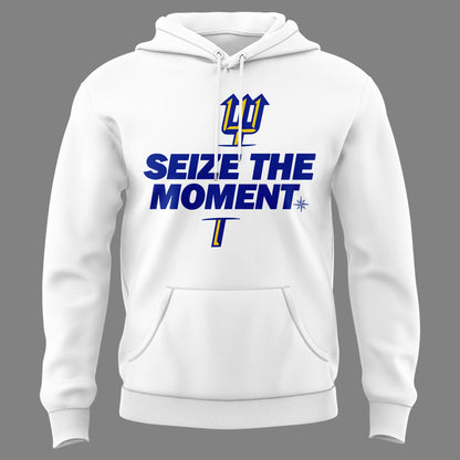 Seattle Mariners SEIZE THE MOMENT White Hoodie
