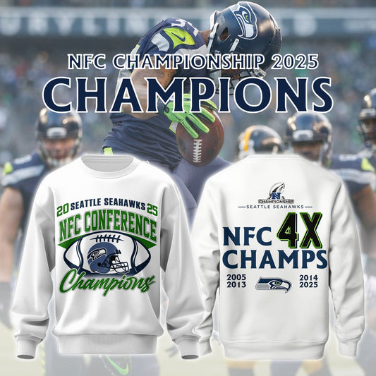 SSeahawks x 2025 NFC Conference Champions Sweatshirt V2