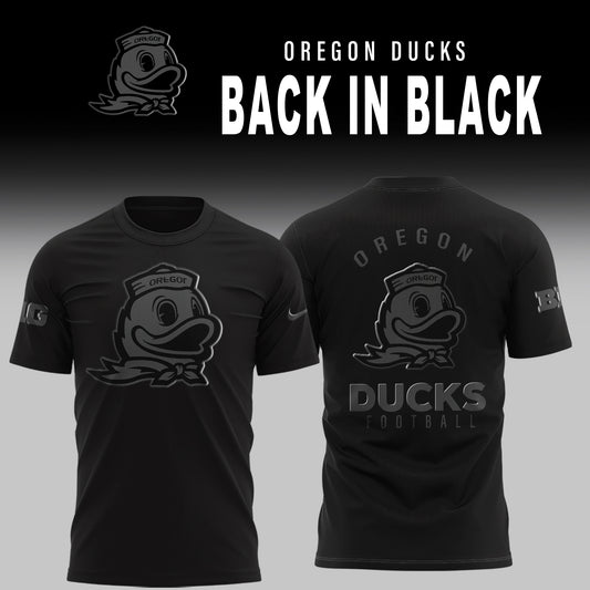 Oregon Ducks 2025 Back in Black Limited Edition Shirt
