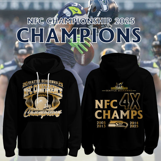 SSeahawks x 2025 NFC Conference Champions Hoodie V3