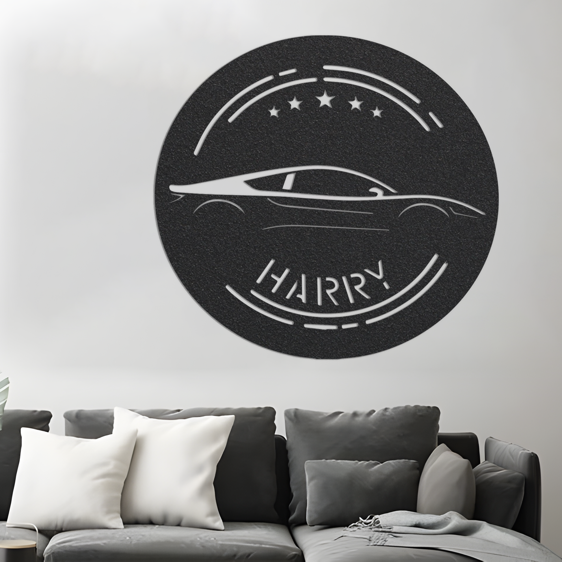 Metal Sportscar Name Sign, Metal Man Cave Sign, Custom Garage Metal Sign, Metal Name Sign, Garage Sign, Custom Name Sign, Custom Man Cave