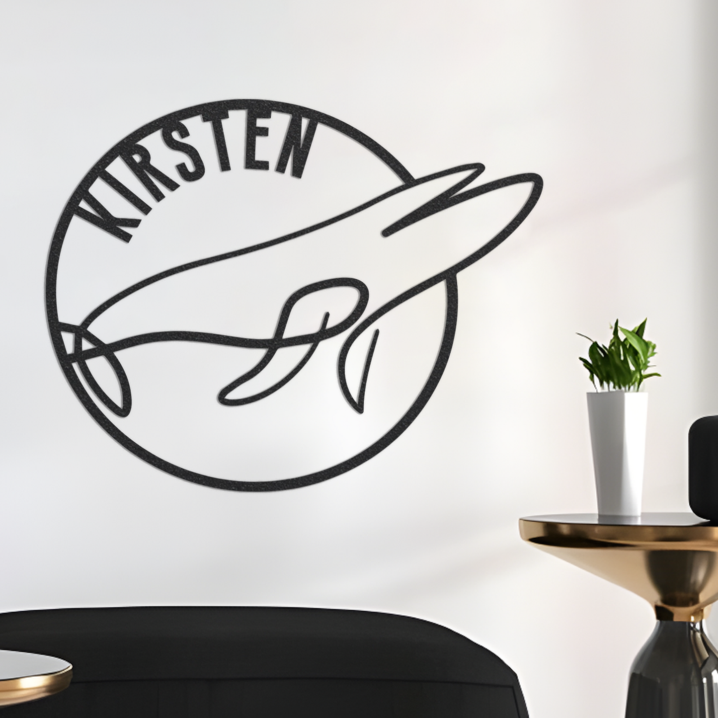 Metal Name Sign, Blue Whale Metal Sign, Metal Name Sign, Blue Whale Sign, Metal Sign, Housewarming Gift, Home Decor, Backyard Sign