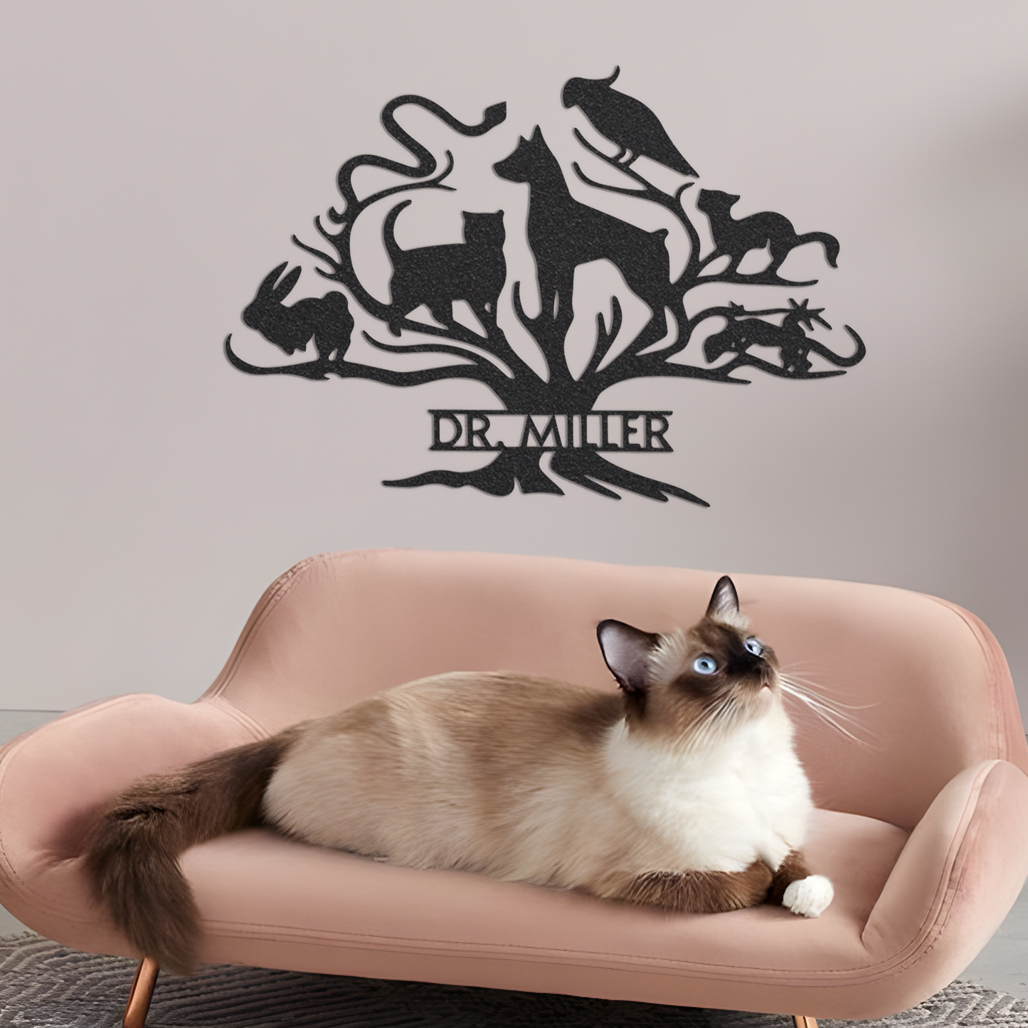 Metal Veterinarian Sign, Custom Veterinary Doctor Metal Sign, Veterinary Gift, Veterinarian Office Sign, Vet School Graduation Gift, DVM Art