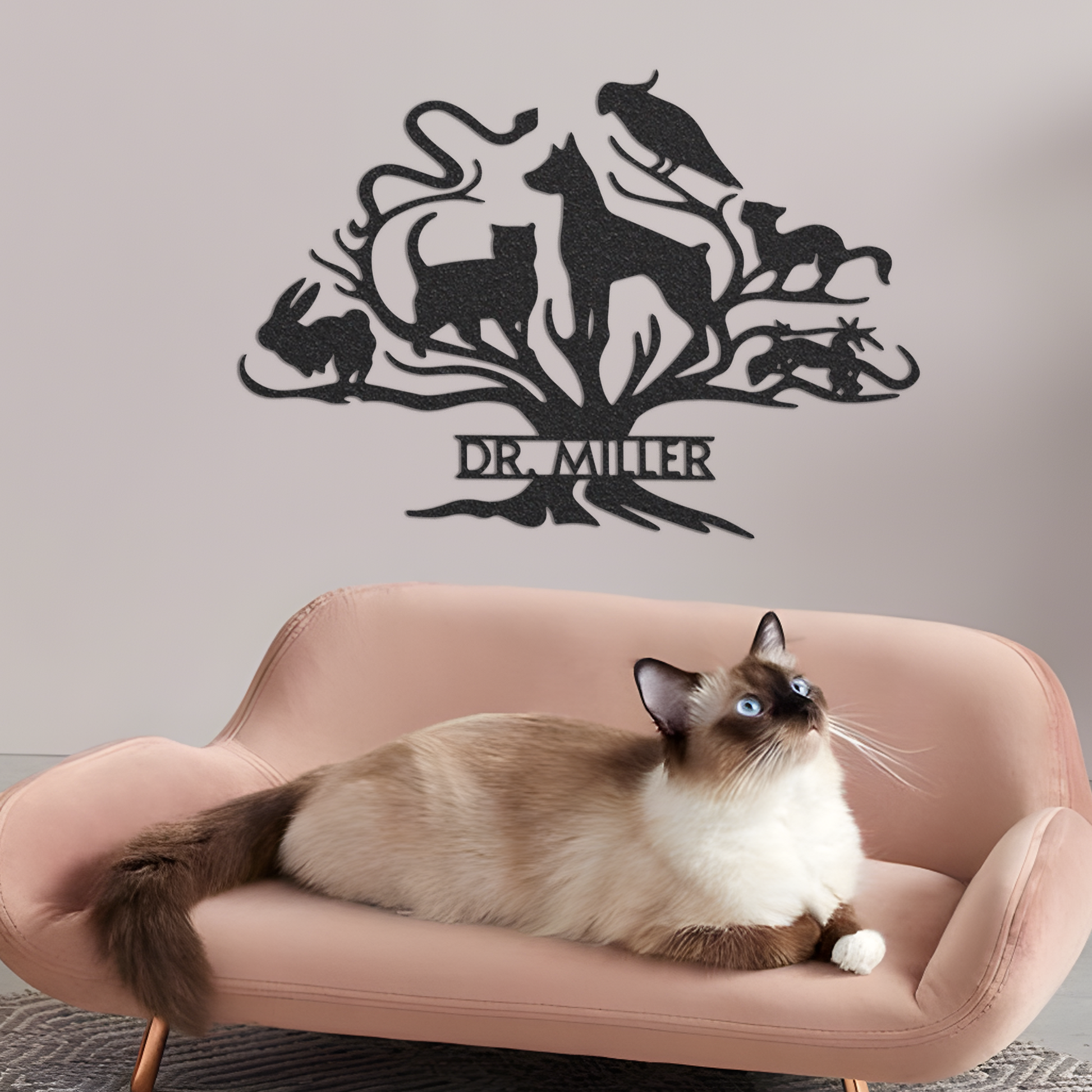 Metal Veterinarian Sign, Custom Veterinary Doctor Metal Sign, Veterinary Gift, Veterinarian Office Sign, Vet School Graduation Gift, DVM Art