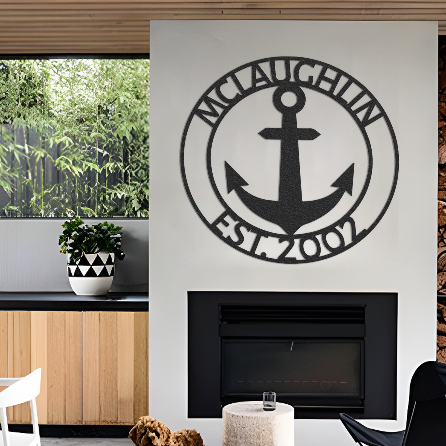 Metal Name Sign, Custom Name Sign, Metal Front Door Sign, Personalized Metal Name Sign, Metal Housewarming Sign, Metal Welcome Sign