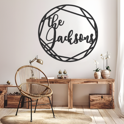 Metal Custom Name Sign, Personalized Sign, Custom Metal Sign, Metal Name Sign, Couple Gift, Metal Gift, Housewarming Gift