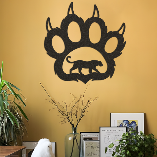 Jaguar Metal Home Decor / Jaguar Wall Art / Jaguar Paw Metal Wall Art / Metal Wall Art / Jaguar Wall Art / Metal Wall Decor