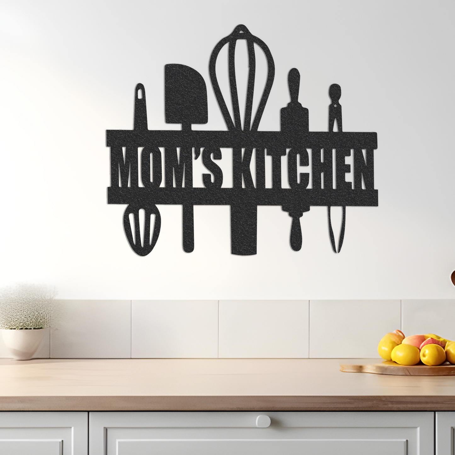Moms Kitchen - Steel Metal Art
