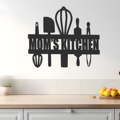 Moms Kitchen - Steel Metal Art