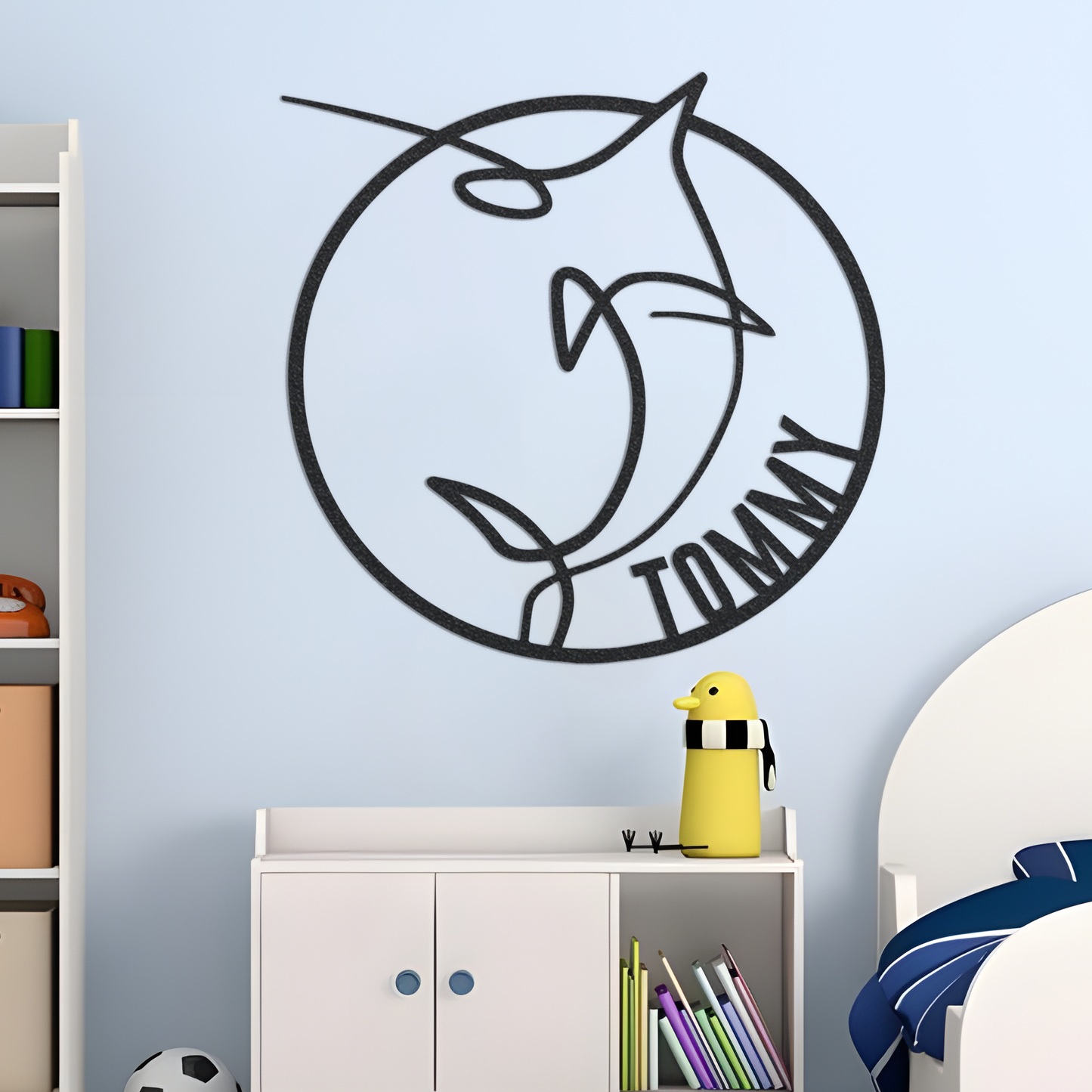 Metal Name Sign, Marlin Metal Sign, Metal Name Sign, Family Name Sign, Metal Family Sign, Metal Gift, Home Decor, Custom Name Sign