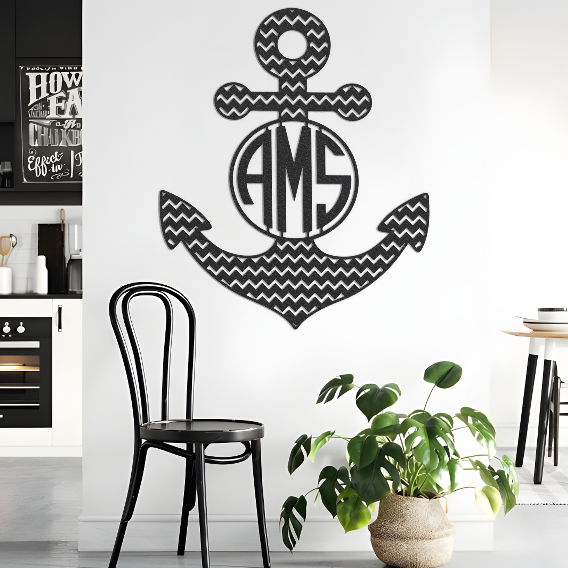 Metal Monogram Sign, Custom Metal Sign, Metal Name Sign, Initial Sign, Monogram Wall Decor, Metal Monogram Letters, Home Decor