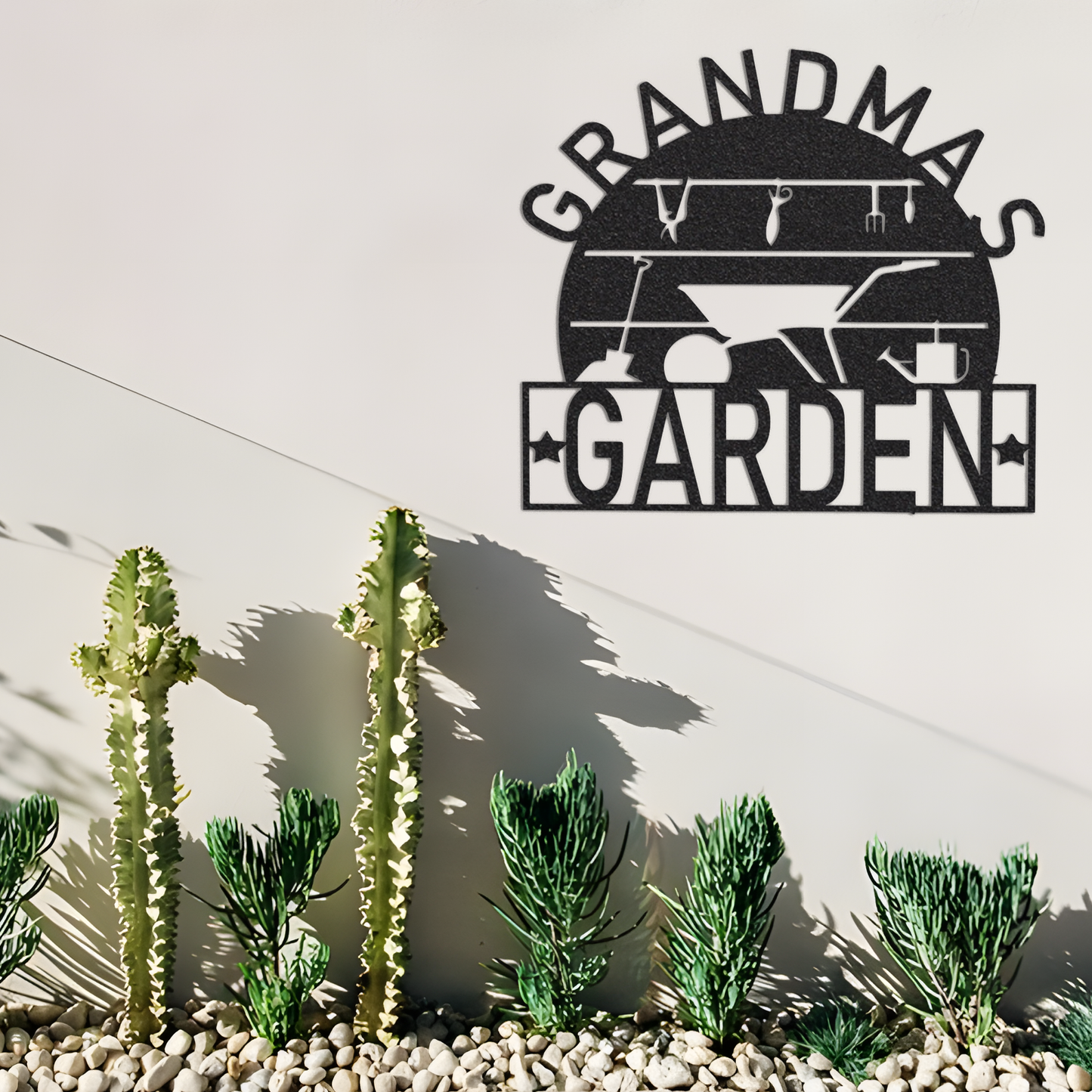 Personalized Garden Sign Name,Grandma's Garden Sign,Mothers day Gift,Garden Wall Art,Garden Decor,Custom Garden Metal Sign