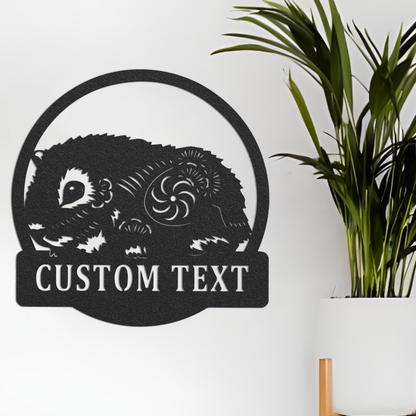 Guinea Pig Metal Sign Personalized,Custom Guinea Pig Wall Decor,Guinea Pig Farm Sign,Front door hanger,Guinea Pig Gift,Barn Decor