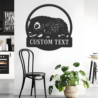 Guinea Pig Metal Sign Personalized,Custom Guinea Pig Wall Decor,Guinea Pig Farm Sign,Front door hanger,Guinea Pig Gift,Barn Decor