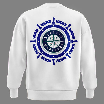 Seattle Mariners SEIZE THE MOMENT White Sweater