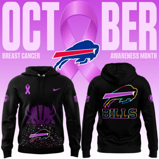 Limited Edition Black Buffalo Bills 2025 Crucial Catch Club Pullover Hoodie