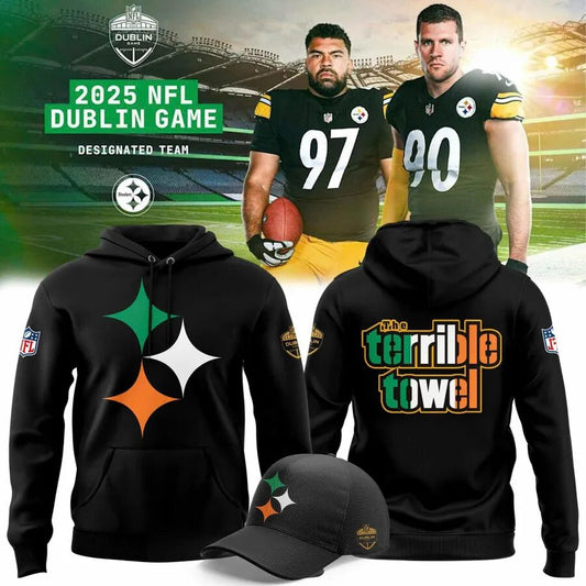 Ireland 2025 Limited Edition Dublin Game Hoodie-AB3009252000